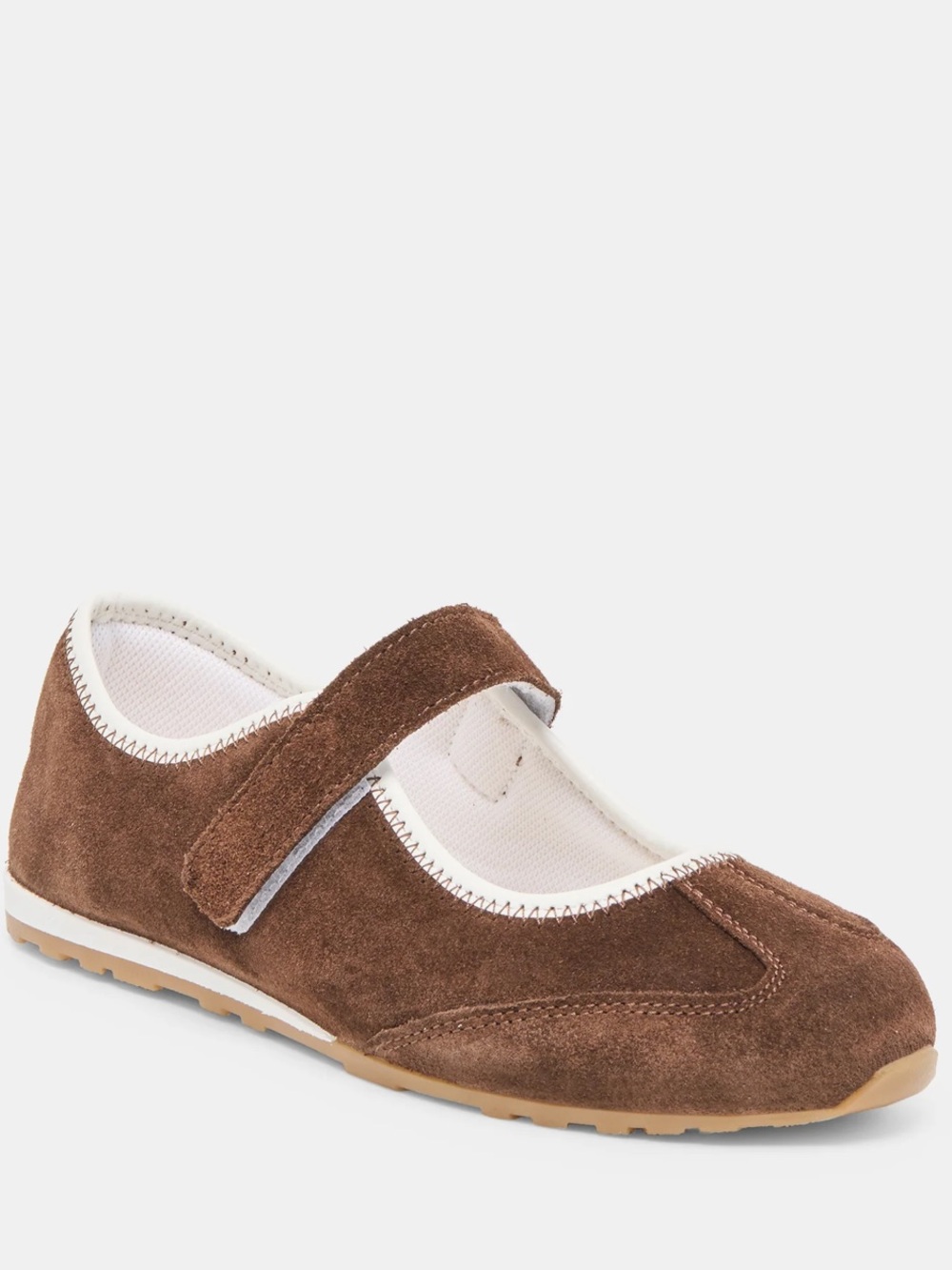 Dolce Vita Brown Suede Mary Jane Sneakers - Picture 2 of 5